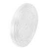 OATIPHO White Polyester Ribbon 0.6cm for Wrapping and DIY Crafts, 25 Yards Roll, Solid White Satin Ribbon for Wedding, Party, Holiday Decorations and Floral Arrangements view 1