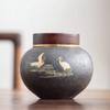 YMGSCC Small Ceramic Cremated Ash Box for Adult Funeral Memorial, New Urn view 4