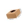 Veemoon Vintage Kraft Paper Soap Packaging Boxes with Lid 20pcs 65x65x30mm Small Boxes for Soap Bars and Presents Eco-friendly Wrapping Case and Chocolates view 2