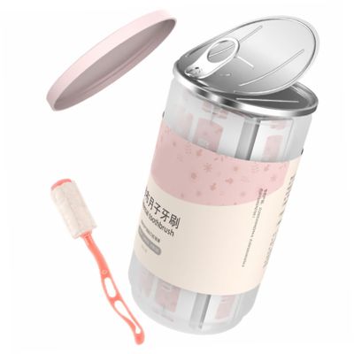 Milisten Disposable Gauze Toothbrush 30pcs Mint Flavor Vacuum-Sealed Oral Cleaning Stick for Pregnant Women Maternity Tongue Cleaner Safety Manual Toothbrush