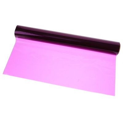 PERSELOSO Purple Flower Bouquet Wrapping Film 40cm X 30m 2.2 Mil Cellophane Roll for Floral Craft Packaging and Wrap Supplies