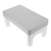Beatifufu Squatting Toilet Stool Step Stool for Adults with Thickened Non-Slip Surface and Sturdy White Legs Rectangular Footrest for Home Toilet Use view 1