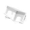 Beatifufu Squatting Toilet Stool Step Stool for Adults with Thickened Non-Slip Surface and Sturdy White Legs Rectangular Footrest for Home Toilet Use view 2