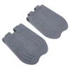 HAMPPLIES Heavy Duty Wheelchair Footplates 2pcs Universal Replacement Footrest Pedals for Elderly and Patient Wheelchair Mobility Accessories view 1
