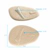 NOENNULL 2 Pairs Shoe Pads Pads Foot Antislip Shoe Pad Inserts Gel Forefoot Insoles Women 0506 Insoles Women view 2
