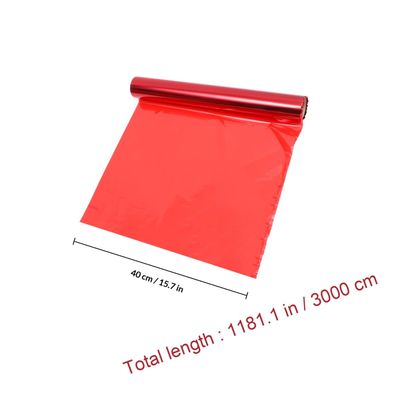 Luxshiny Colored Cellophane Wrap Paper Roll 40cm Wide Bright Wrapping Film for Flowers Craft Packing and Bouquet Decoration