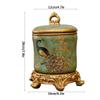 YMGSCC Large Scale Burial Decoration Ashes Box Ceramic Cremation Bone Family Memorial Tomb Home with view 2