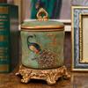 YMGSCC Large Scale Burial Decoration Ashes Box Ceramic Cremation Bone Family Memorial Tomb Home with view 4