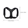 GANAZONO Posture Corrector Back Brace Adjustable Shoulder Support Belt for Men and Women, Black Large, Back Posture Brace for Hunchback Correction and Neck Relief view 2