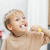 HAMPPLIES Soft Bristles Toothbrush for Ages 2-5, Single Pack Tooth Brush with Fine Bristles, Yellow Manual Toothbrush Suitable for Sensitive Teeth and Daily Oral Care view 4