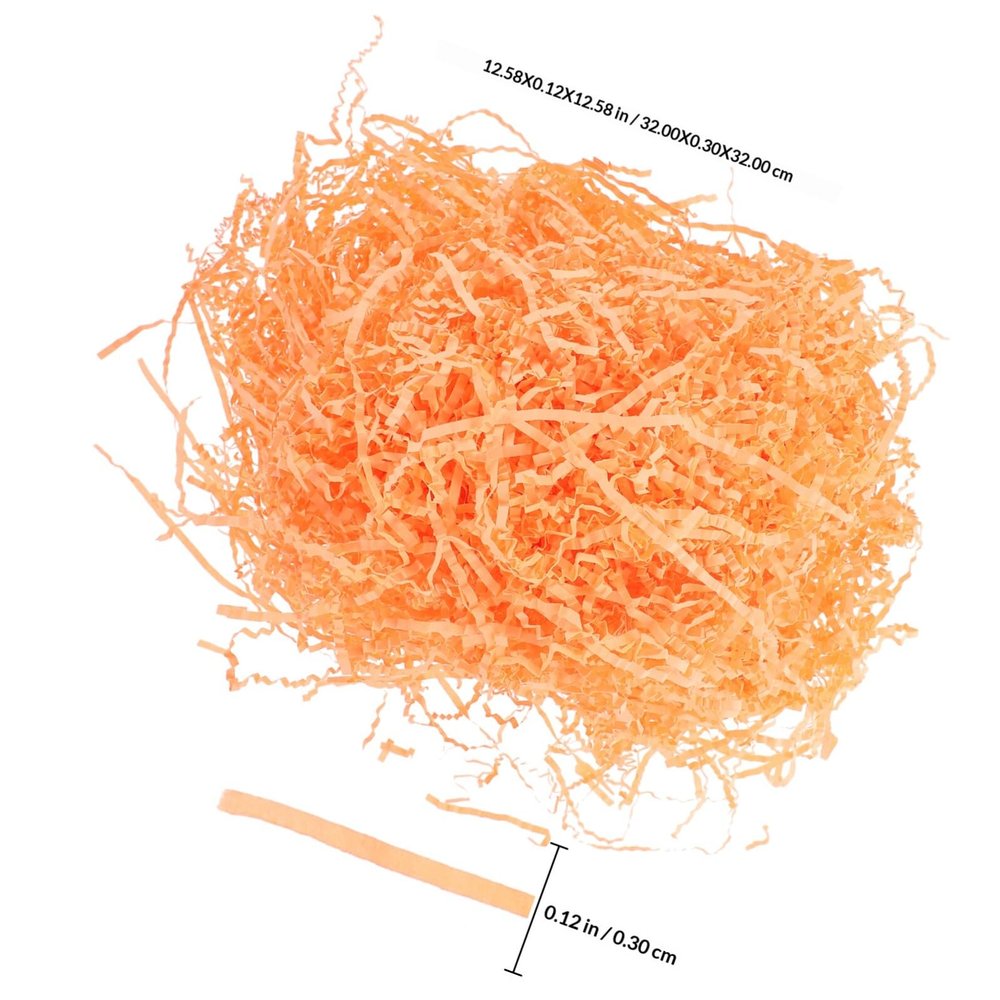 Abaodam Fluorescent Pink Raffia Paper Shreds Box Filler Tissue Shredded Paper for Basket Packaging and Cosmetic Box Filling