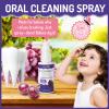 Kids Oral Spray, Toddler Toothpaste Helper for Cavity Prevention and Fresh Breath, Children Anticavity with Fluoride Free for Newborn to Preschoolers, Kid's Mouth Spray (Grape-2P) view 2