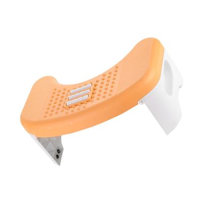 Veemoon Thickened Plastic Bathroom Stool with Anti-Skid Stepping Footstool, Foldable Design, Stable Support for Potty Training and Bathroom Use at Home