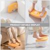 Veemoon Thickened Plastic Bathroom Stool with Anti-Skid Stepping Footstool, Foldable Design, Stable Support for Potty Training and Bathroom Use at Home view 4