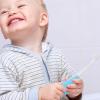 NULYLU Manual Toothbrush Soft Bristles Blue Hot Air Balloon Design for Ages 2-5 with Extra Fine Bristles, Dental Care Accessory for Sensitive Teeth view 3