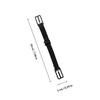 Yardwe 10pcs Black Adjustable Elastic Extenders and Nonslip Underwear Straps with Buckle, Accessory Extension Ropes for Ear and Comfortable Fit view 2