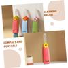 Mobestech Multifunctional Cup Lid Cleaning Brush and Straw Scrubber Set, 3pcs Crevice Brush Cleaner for Bottle Gaps and Tight Spaces, Portable Kitchen Water Bottle Cleaning Tools for Home view 3