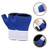 TOYANDONA Wrist Compression Sleeve and Fingerless Gloves, Breathable Thumb Support Wrap, Blue Wrist and Thumb Brace for Women, Hand Brace for Sports and Carpal Tunnel Relief view 3