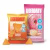 Legendary Foods High Protein Snack Bundle: Frosted Pink Sprinkles Donut (22g Protein, 0g Sugar) & Cheesy Nacho Popped Chips - Low Carb Keto Friendly Treats view 1