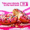 Legendary Foods High Protein Snack Bundle: Frosted Pink Sprinkles Donut (22g Protein, 0g Sugar) & Cheesy Nacho Popped Chips - Low Carb Keto Friendly Treats view 4