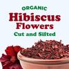 Food to Live Organic Hibiscus Flowers, 3 Pounds Cut and Sifted Loose Leaf Tea, Sourced from Egypt, Plant-Based, Vegan, Kosher, Bulk view 3