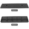 Anneome 2pcs Black 3cm High Threshold Curb Ramps for Driveway Cars and Motorcycles, Heavy Duty Rubber Ramp Pads for Low Vehicles and Wheelchair Access view 3