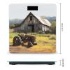 Old Wooden Barn with Rusted Tractor Weight Scale for Body Weight Digital Bathroom Scale High Capacity Accurate Digital Weighing Scales and Easy-to-Read on Backlit LCD Display Scales view 2