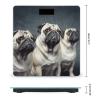 Funny Pug Dog Weight Scale for Body Weight Digital Bathroom Scale High Capacity Accurate Digital Weighing Scales and Easy-to-Read on Backlit LCD Display Scales view 2