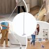 Flat Floor Scrubber, 47.24x9.84x3.74 Inches, Stainless Steel, Manual Clamp, Microfiber Pad, Sweepers, Dust, Kitchen, Office, Lightweight, Refill view 3