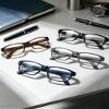 HEEYYOK 4.0 Reading Glasses Men Large Readers For Men Wide Gray XXL Reader Oversized Frame Cheaters Reading Glasses For Mens Comfort Spring Hinge 4Pack view 3