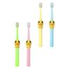 WRITWAA 4pcs Soft Bristle Toothbrushes with Cartoon Animal Design for Ages 2-10 Gentle Cleaning for Oral Care view 1