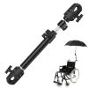 Incycall Wheelchair Umbrella Mount Holder, Umbrella Clamp for Wheelchairs, Adjustable Height & Angle, Easy Tool-Free Installation, Outdoor Sun & Rain Protection for Wheelchairs, StrollersOnly Mount view 1