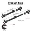 Incycall Wheelchair Umbrella Mount Holder, Umbrella Clamp for Wheelchairs, Adjustable Height & Angle, Easy Tool-Free Installation, Outdoor Sun & Rain Protection for Wheelchairs, StrollersOnly Mount view 3