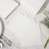 100 Pcs Cocktail Napkins, 2-Ply Scalloped Paper Napkins 5 x 5 Inches, Disposable Beverage Dessert Napkins for Wedding, Birthday, Dinner, Party, Baby Shower Anniversary view 4