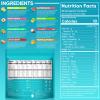 JYNOREX Electrolytes Powder Packets Sugar Free, 30 Sticks High Sodium Hydration Packets, Electrolyte Drink Mix with Lemon Lime Watermelon Peach Berry Kiwi Tropical Punch Lychee Cranberry, 10.5OZ view 2