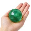 AierCrystal Natural Stone Crystal Sphere Feng Shui Home Decoration Ball Positive Energy Scrying Orb for Meditation Tool for Spiritual Space Purification Globe Diameter 5-6cm Green Fluorite Sphere view 1