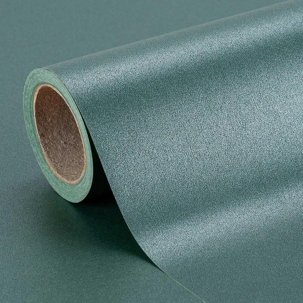 MAYPLUSS Green Wrapping Paper Roll, Thick Gift Wrap Paper Featuring Solid Color Pearly-Lustre for Wedding, Birthday, Anniversary, Baby Shower, Graduation, Mothers Day, Christmas 17 Inch x 16.4 Feet