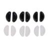 10 Pairs Adhesive Eye Glasses Nose Pads D Shape Stick On Anti-Slip Soft Silicone Adhesive Nose Pads Glasses Nose Pad Kit Useful