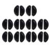 10 Pairs Adhesive Eye Glasses Nose Pads D Shape Stick On Anti-Slip Soft Silicone Adhesive Nose Pads Glasses Nose Pad Kit Useful view 3
