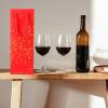 IMIKEYA 6pcs Red Paper Wine Bags with Handles Single Bottle Carrier Bags for Wrapping view 3