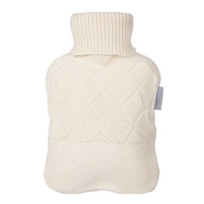 1.8 L Hot Water Bottle with Knitted Cover Rubber Hot Water Bag for Menstrual Cramps, Neck and Shoulder Pain Relief, Hot and Cold Therapies, Hand Feet Warmer