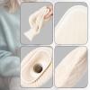 1.8 L Hot Water Bottle with Knitted Cover Rubber Hot Water Bag for Menstrual Cramps, Neck and Shoulder Pain Relief, Hot and Cold Therapies, Hand Feet Warmer view 3