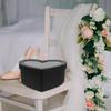 CLISPEED Heart Shaped Box Set 10 Inch Cardboard Boxes for Flower Arrangements and Candy Packaging with Lids, 2 Pieces (black, Large and Small) for Valentines Day and Special Occasions view 4