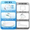 10X 30X Magnifying Glass with Light and Stand, 72 LED 3 Color Modes Stepless Dimmable, Hands Free Lighted Magnifier Desk Lamp for Close Work Craft Hobby Painting Sewing Jewelry Reading (White) view 3