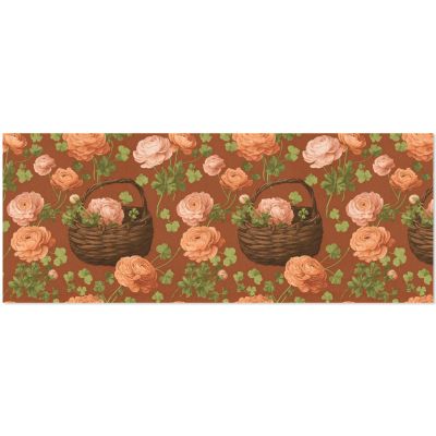 pnyoin Merry Christmas Wrapping Paper Roll,Basket Clover Art Gift Wrap Perfect for Xmas,Birthday,Weddings, Brides, Holidays, Baby Showers58 x 23 inches,3 Roll