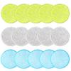 15PCS Reusable Water-Absorbent Spin Mop Pads, 5.9 & 6.3 Inch Round Microfiber Refill for Floor Cleaning view 1
