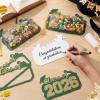 Motiskyy 30 Pack 2026 Graduation Candy Card Class of 2026 Grad Party Favor Supplies Candy Dome Greeting Card with Tassel Chocolate Holder College High School Graduate Gift Box DIY(Green,Gold) view 4