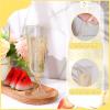 hougna 30PCS Disposable Cups Sparkling Champagne Bar Plastic Flutes Clear Toasting Glasses for Weddings Party(Gold Glitter) view 4