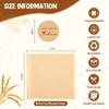 100 Pcs Cookie Packaging Bags with Window, 5.7" x 6.5" Kraft Paper Bakery Bags, Heat-Sealable & Grease-Resistant Pastry Bags with 128 Stickers for Cookies, Donuts, Sandwiches, Party Treats (Brown) view 2