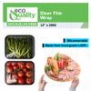 12 Inch x 2000 Feet Plastic Film Roll Clear Food Wrap Roll Commercial Plastic Wrap Film Cutter Box Food Service Packaging Wrap for Restaurants, Kitchen, Travel, Catering, Party and Events (3) view 2